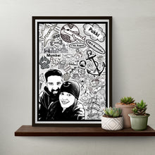 Load image into Gallery viewer, Personalised Doodle Portrait