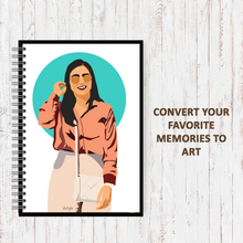 Load image into Gallery viewer, Portrait Notebook