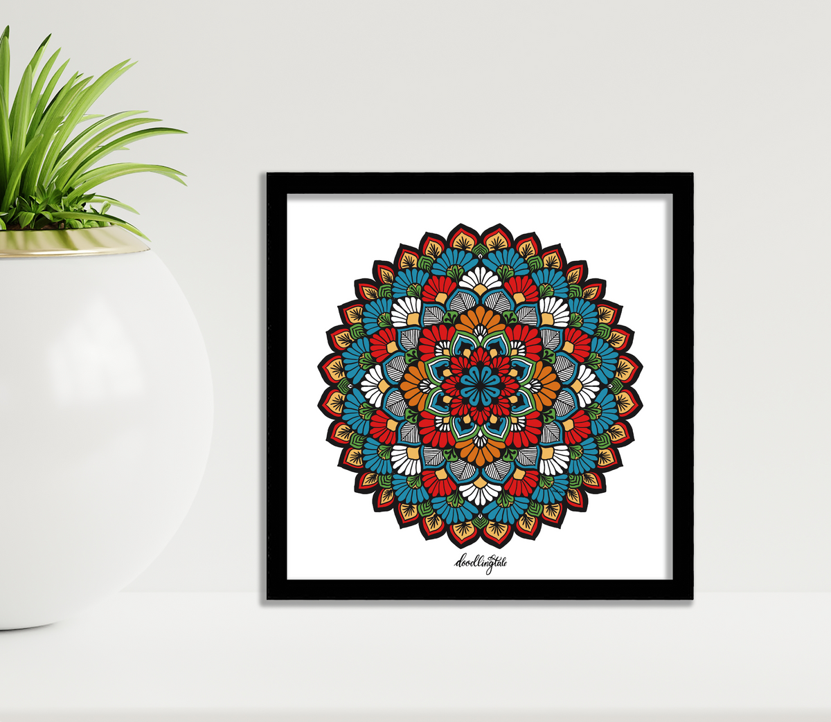 Mandala wall online art