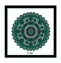 Load image into Gallery viewer, Shades of Green Mandala - Wall Art
