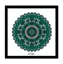 Load image into Gallery viewer, Shades of Green Mandala - Wall Art