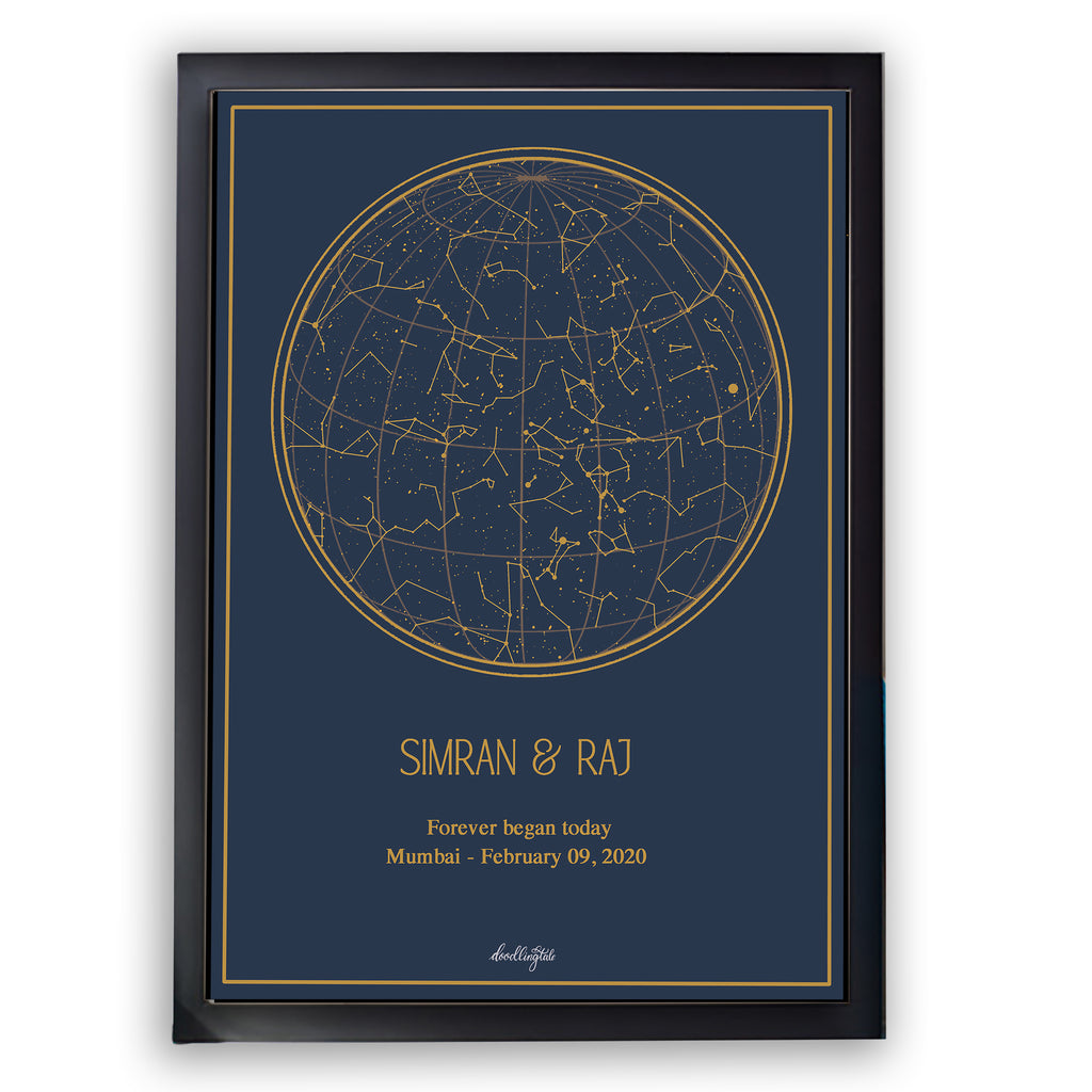 Custom Map Stars Custom Star Map – Doodlingtale
