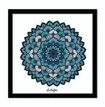 Load image into Gallery viewer, Shades of Blue Mandala - Wall Art
